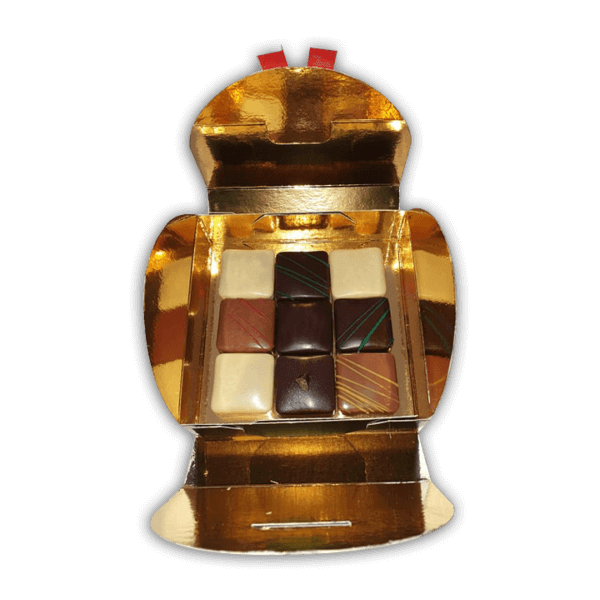 Coffrets de chocolats de 75g de Jules Chocolatier