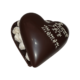 Coeur au chocolat noir de 400g de Jules Chocolatier